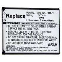 Replacement Battery for HB4J1H Huawei U8120 M835 IDEOS U8150 Vodafone V845 Battery