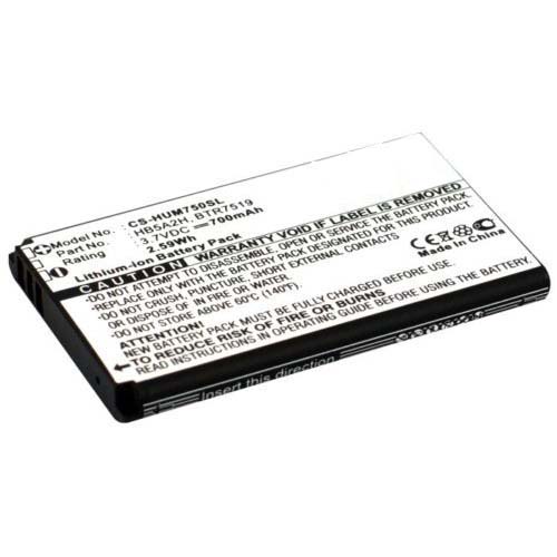 Replacement Battery for HB5A2H HUAWEI U7519 M750 M228 EC5805 Verge M570 Battery