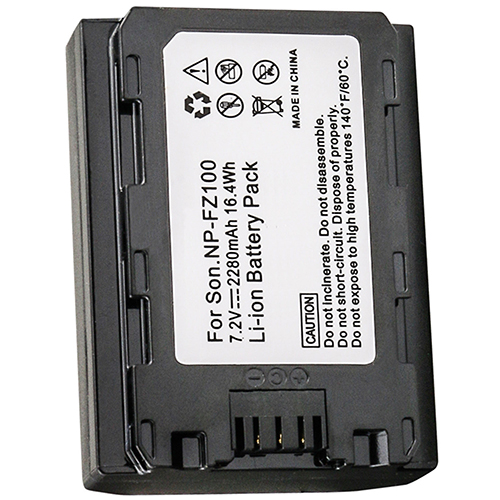 Replacement NP-FZ100 Battery for Sony Alpha 9, A9, 9R, A9R, 9S, A7RIII, a7 III