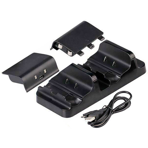 2 Battery + Xbox One Charging Dock Controller Charger
