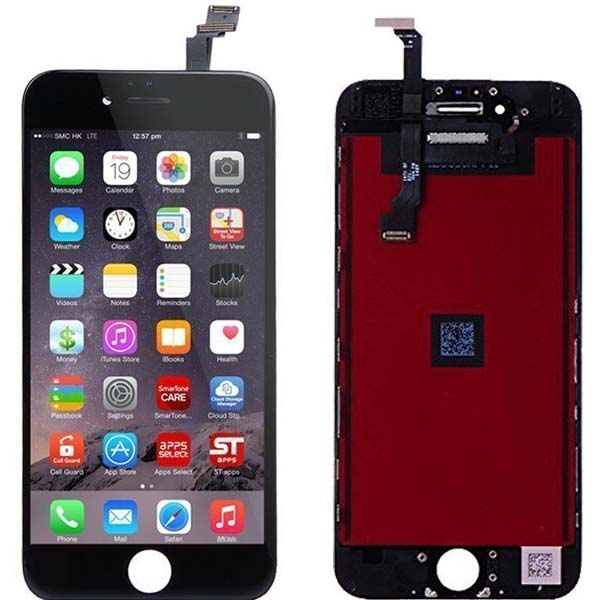 Replacement Black iPhone 6 Plus Screen LCD + Touch Digitizer + Glass Panel