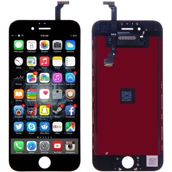 Replacement Black iPhone 6 Screen LCD + Touch Digitizer + Outer Glass