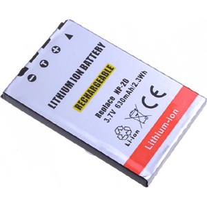 Replacement for Casio NP-20 NP-20DBA Battery EX-S880 EX-S770 EX-S600 EX-S500 EX-S100 EX-Z77 EX-Z75 EX-Z70