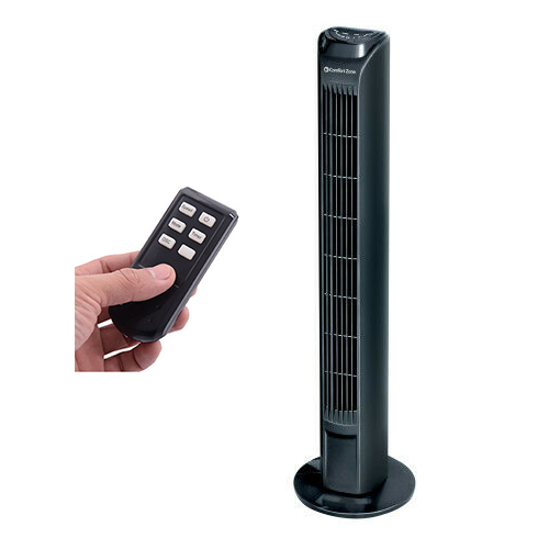 Tower Fan with Remote Control Oscillating 3-Speed