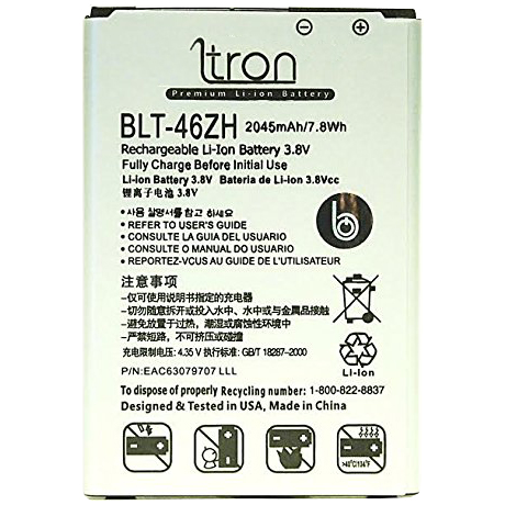 Replalcement Battery BL-46ZH for LG K371 K373 K330 VS500 LS675 MS330 - Click Image to Close