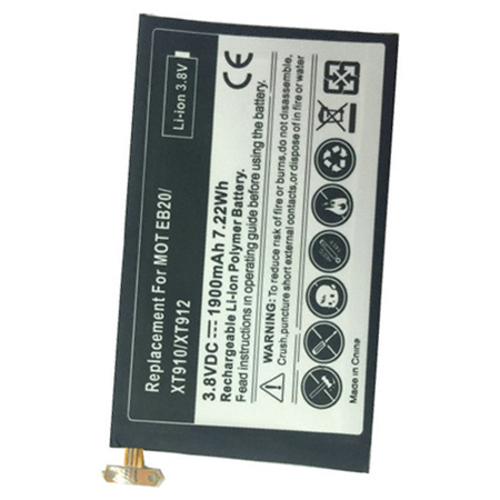 Replacement Battery for EB20 SNN5899A XT910 XT912 Droid Razr