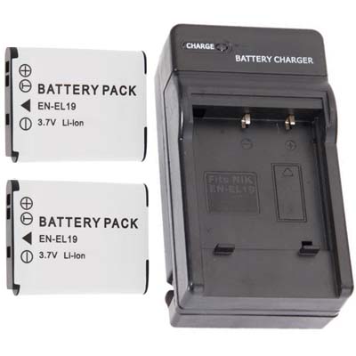 AccuCell batterie adaptée pour EN-EL19, COOLPIX S2500, S3100, S4100 | ENEL19 AccuCell batterie adaptée pour EN-EL19, COOLPIX S2500, S3100, S4100 | ENEL19