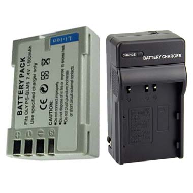Replacement PS-BLM5 BLM-5 Battery + BCM-5 Charger fits Olympus E-5 - Click Image to Close