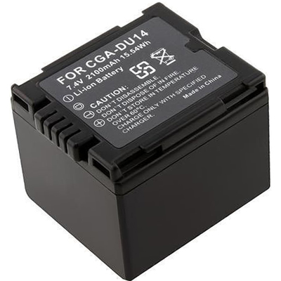 Replacement Battery for Panasonic CGA-DU14 CGA-DU12 VW-VBD120 VW-VBD140