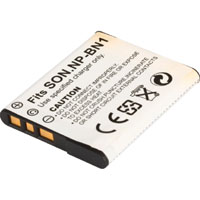 Replacement for Sony NP-BN1 Battery Cyber-shot T, TFq, TX, W, WX