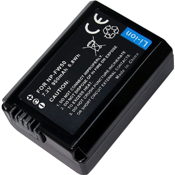 Replacement for NP-FW50 Sony Alpha a7 a33 a35 a37 a55 a5000 a5100 a6000 Battery - Click Image to Close