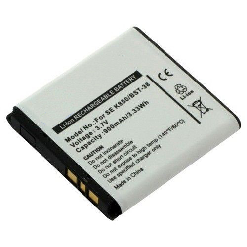 Replacement Battery for BST-38 Sony Ericsson R300 R306i S500i T303i T650i T658c Battery